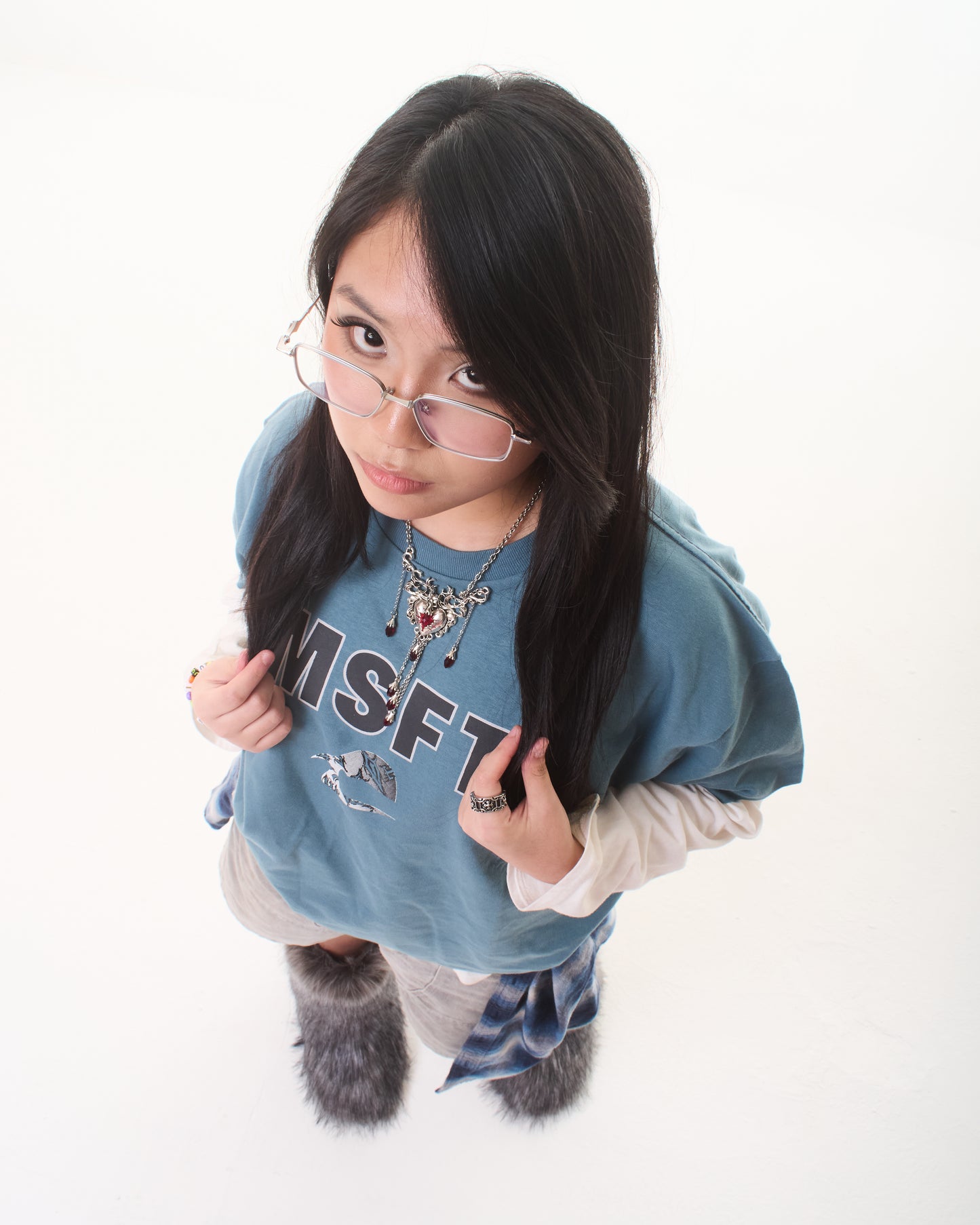 CLASSIC TEE IN TEAL BLUE