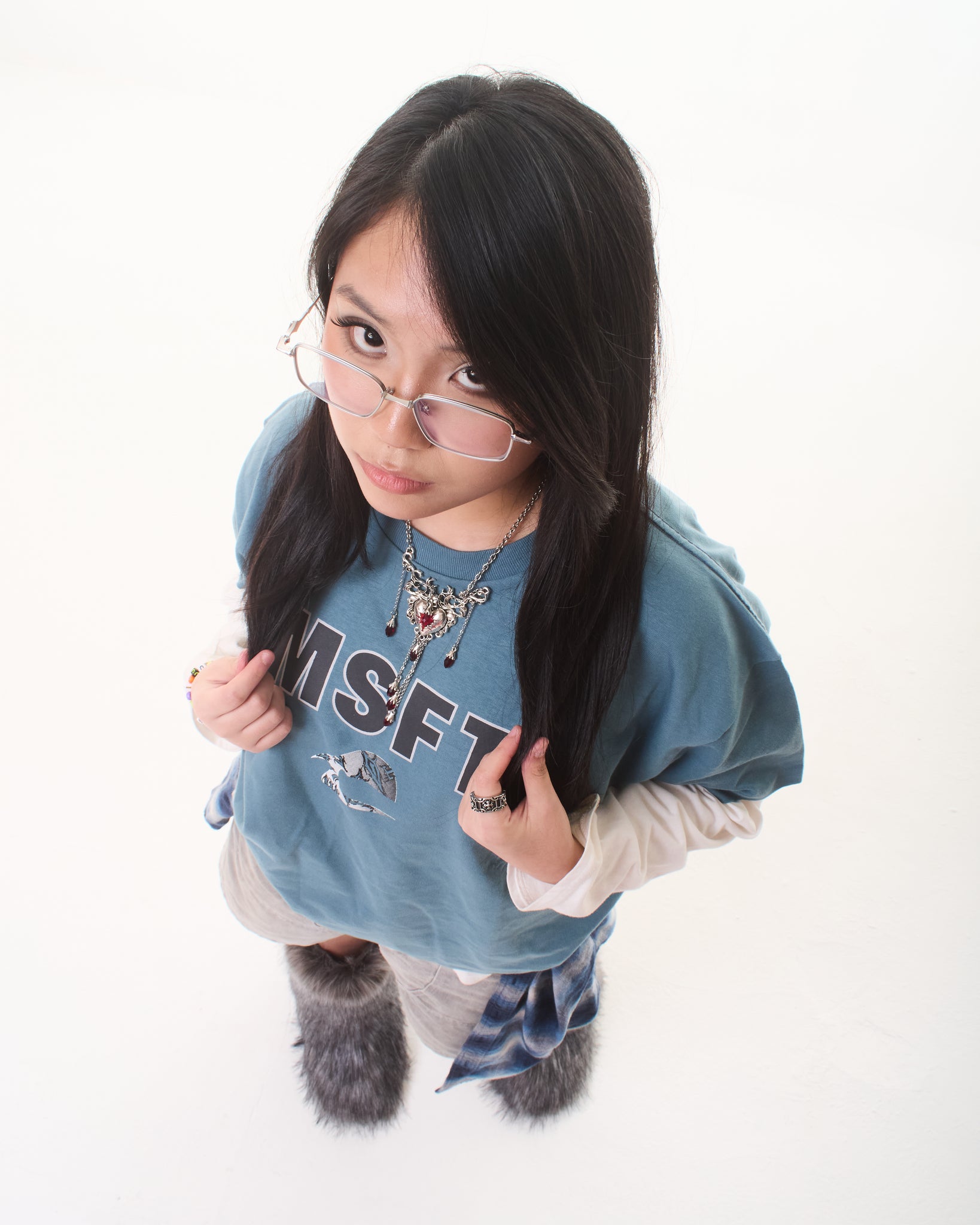 CLASSIC TEE IN TEAL BLUE
